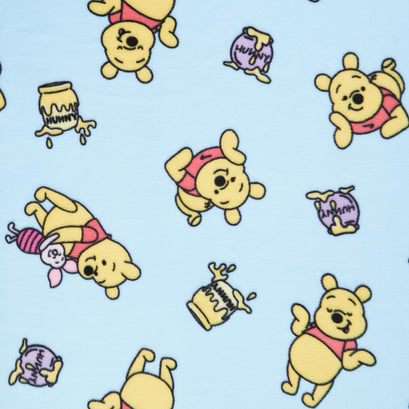 Fleece Prints - Pooh Piglet Hunny Multi Yardage