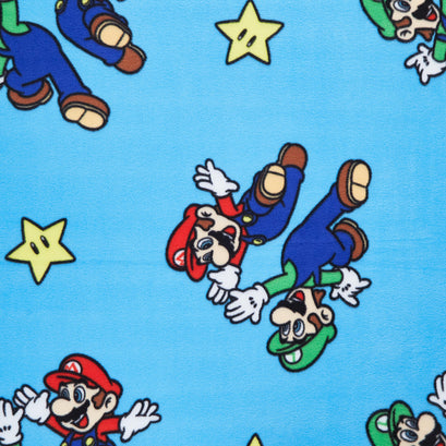 Fleece Prints - Mario Luigi High Five Multi Yardage