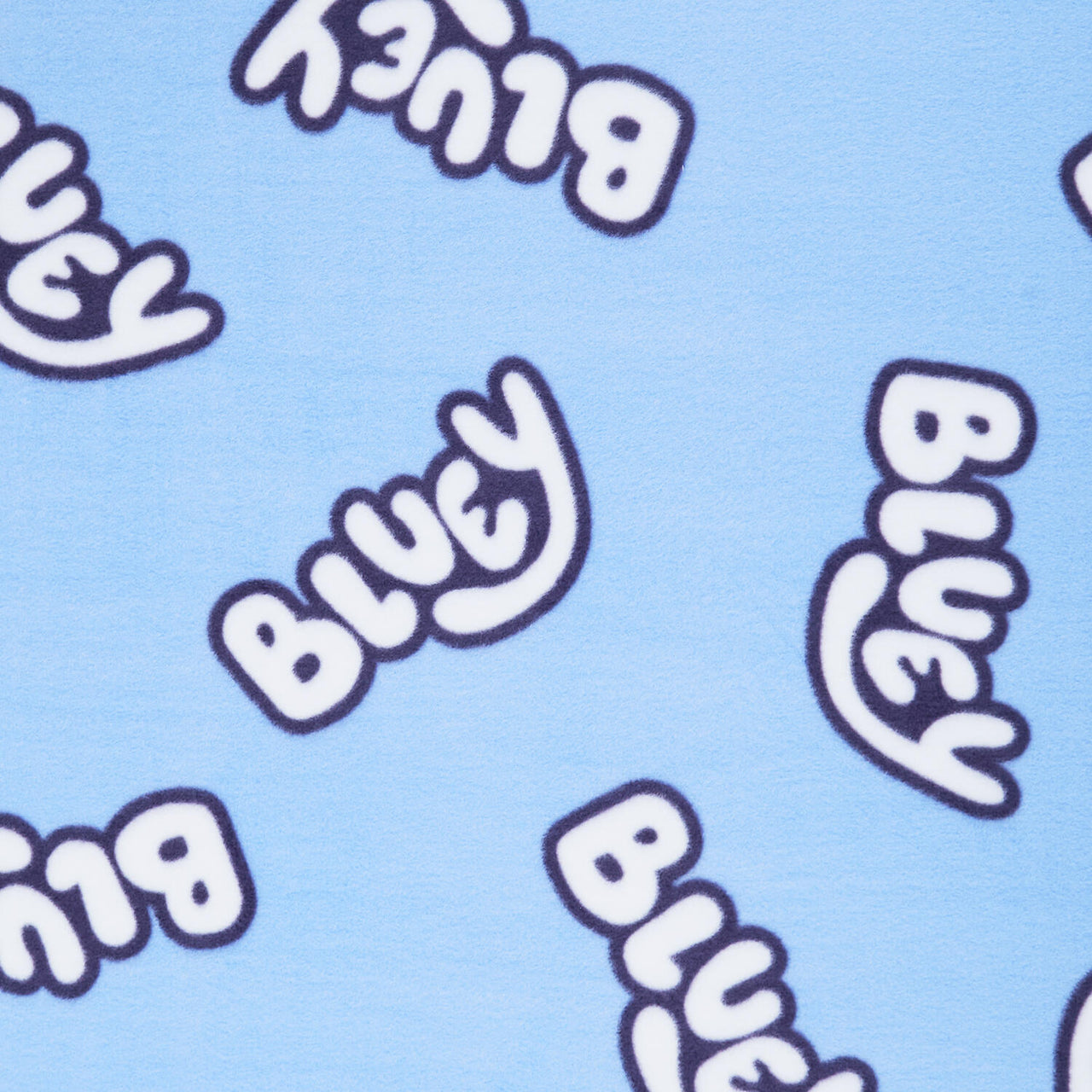 Fleece Prints - Bluey Name Multi Yardage