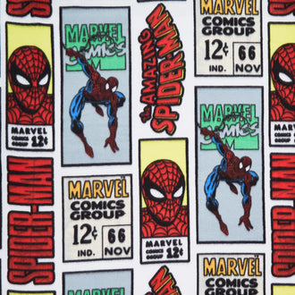 Fleece Prints - Spiderman Comics Group Multi Yardage