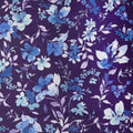 Garden Whisper 118" - Watercolor Floral Nightshade 3 Yard Cut