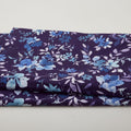 Garden Whisper 118" - Watercolor Floral Nightshade 3 Yard Cut