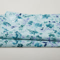 Garden Whisper 118" - Watercolor Floral Celadon 3 Yard Cut