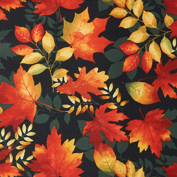 Autumn Fields - Autumn Leaves Hunter 2 Yard Cut