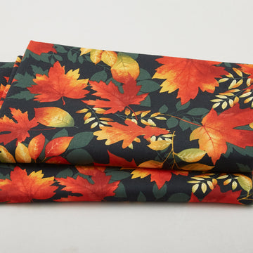 Autumn Fields - Autumn Leaves Hunter 2 Yard Cut