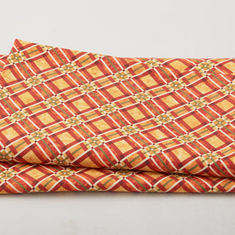 Autumn Fields - Plaid Pumpkin 2 Yard Cut