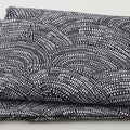 Not So Black and White 108" - Mosaic Fan Black/White 3 Yard Cut