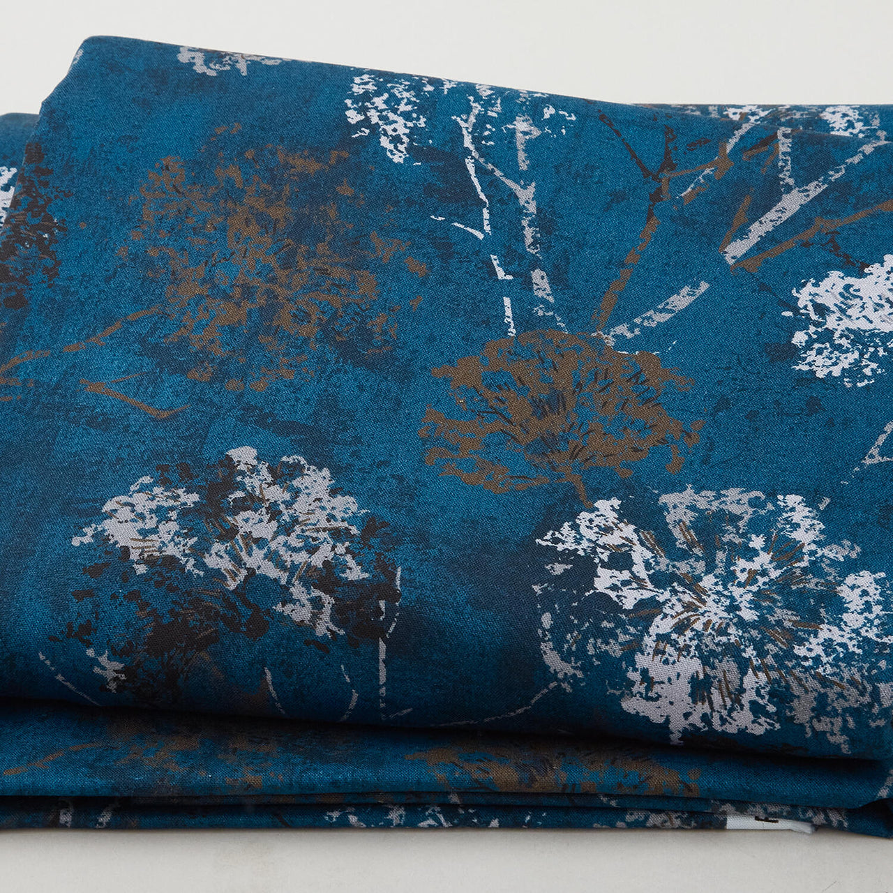 Into The Wind 108" - Dandelion Stamp Navy 3 Yard Cut