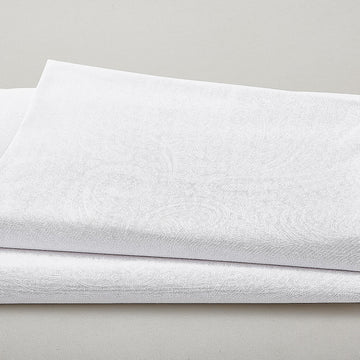 Paisley 108" - White on White Paisley 3 Yard Cut