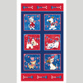 Patriotic Pooch - Block Navy Fabric Panel