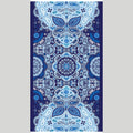 Blue Dreams - Mosaic Multi Fabric Panel