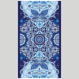 Blue Dreams - Mosaic Multi Fabric Panel