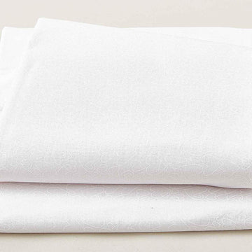 Best of Sugar & Cream - Hearts White on White 3 Yard Cut