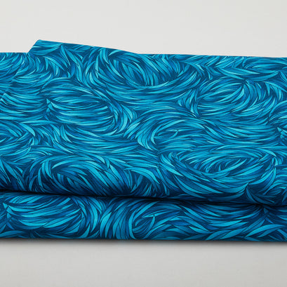 Tempest 108" - Swirl Turquoise 3 Yard Cut
