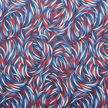 Tempest 108" - Swirl Patriotic 3 Yard Cut