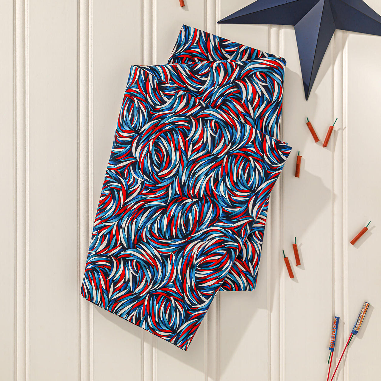 Tempest 108" - Swirl Patriotic 3 Yard Cut