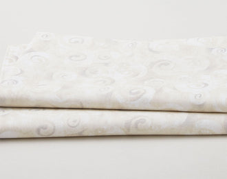 Spiral Storm - Swirls Parchment 118" Wide 3 Yard Cut