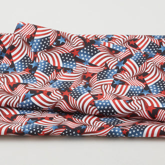 Patriotic - Flags 3 Yard Cut