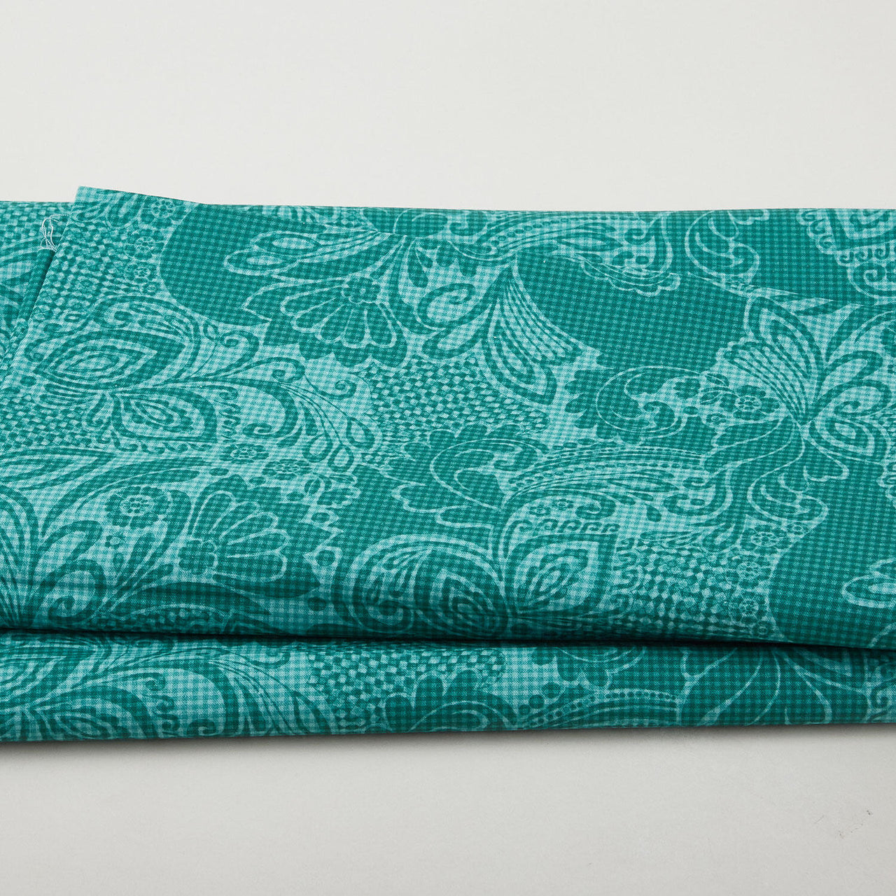 Modern Art 118" - Dotted Floral Green 3 Yard Cut