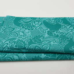 Modern Art 118" - Dotted Floral Green 3 Yard Cut