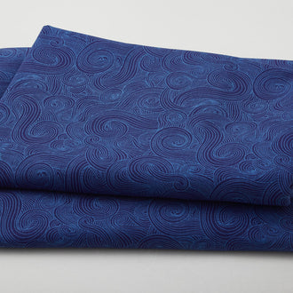 Just Color! - Swirl Navy 5 Yard Cut