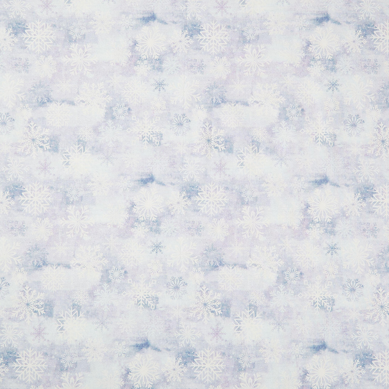 Snowburst 108" - Snowflake Toss Enchanted Yardage