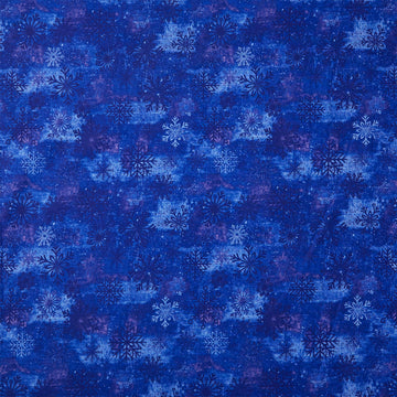 Snowburst 108" - Snowflake Toss Admiral Yardage