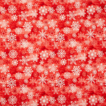 Snowburst 108" - Snowflake Toss Candy Yardage