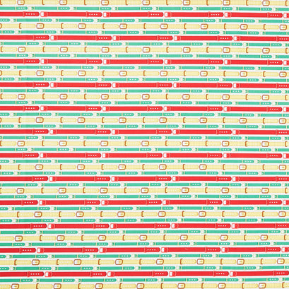Merry Woof-mas - Leash Stripe Multi Yardage