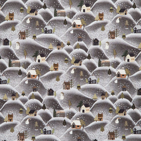 Snowy Days and Frosty Nights - Snowville Storm Yardage