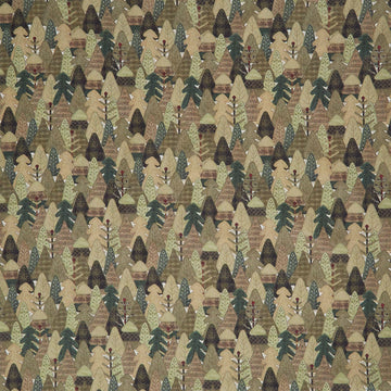 Snowy Days and Frosty Nights - Woolen Forest Moss Yardage