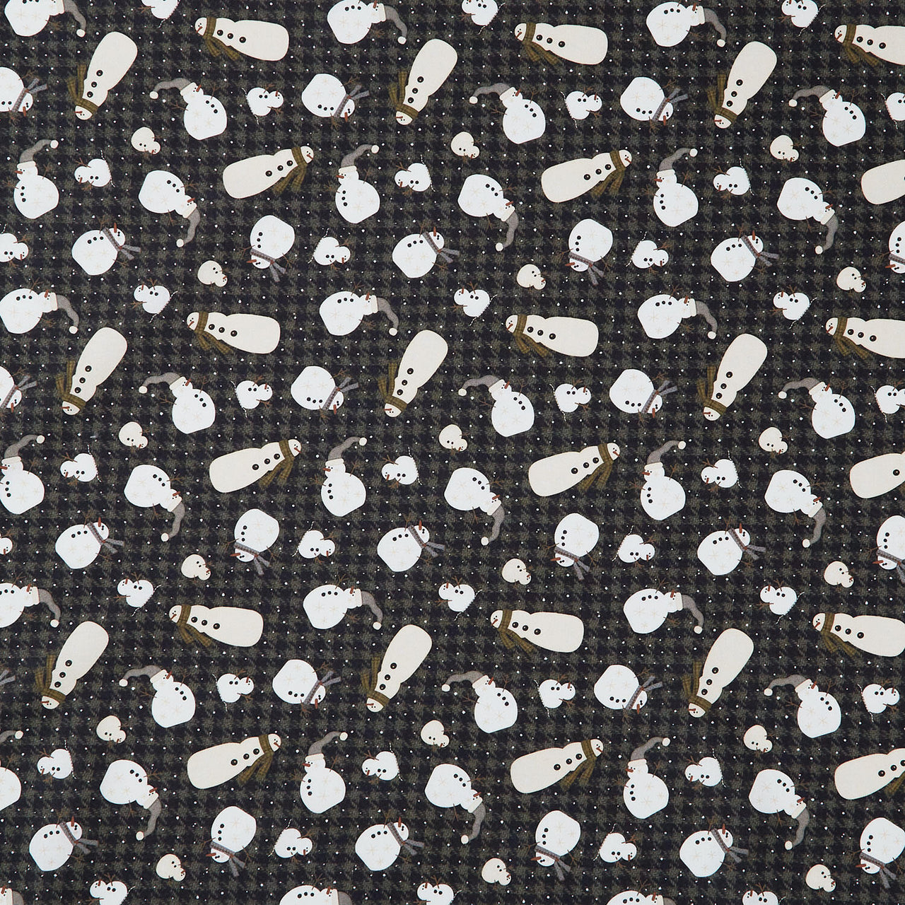 Snowy Days and Frosty Nights - Snowman Toss Moss Yardage