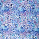 You Damask 118" - Damask Blue Violet 118" Wide Backing