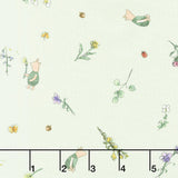 Classic Winnie - Piglets Light Green Yardage
