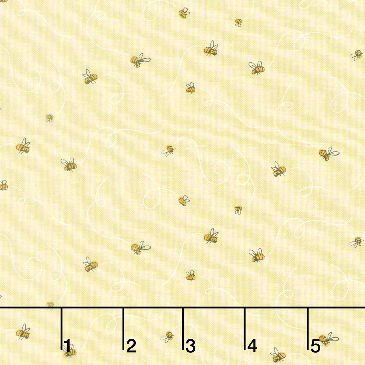 Classic Winnie - Bees Yellow Yardage