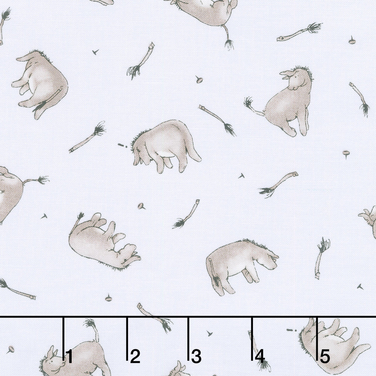 Classic Winnie - Eeyore Light Purple Yardage