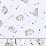 Classic Winnie - Eeyore Light Purple Yardage