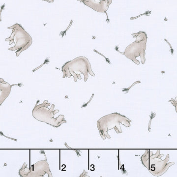 Classic Winnie - Eeyore Light Purple Yardage