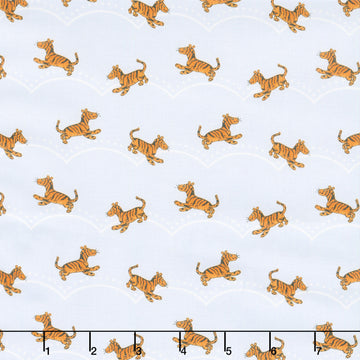 Classic Winnie - Tigger Light Blue Yardage