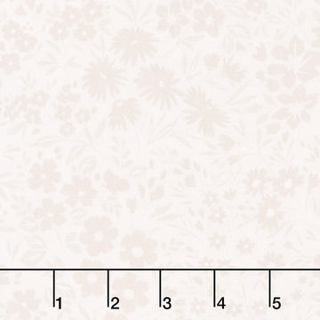 Elizabeth - Floral Allover Cream Yardage