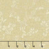 Elizabeth - Floral Allover Moss Yardage