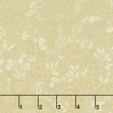 Elizabeth - Floral Allover Moss Yardage