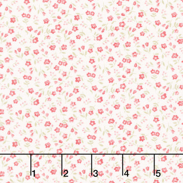 Elizabeth - Ditsy Floral Parchment Yardage