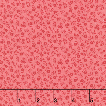 Elizabeth - Ditsy Floral Pomegranate Yardage