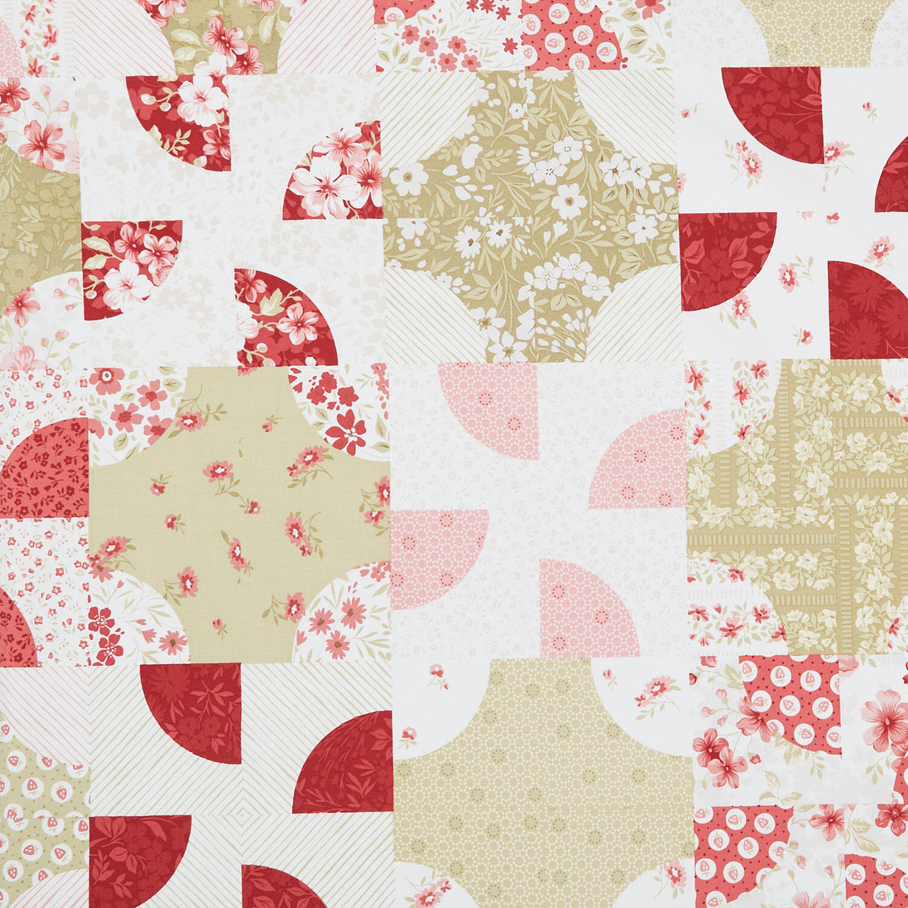 Elizabeth - Patchwork Cheater Multi Yardage