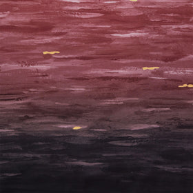 Go with the Flow - Watercolor Ombre Pansy 108" Wide Backing