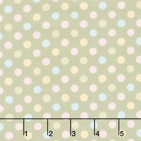 Layla - Polka Dot Artichoke Yardage