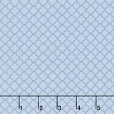 Beautiful Bowquets - Lattice Blue Yardage
