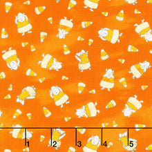Haunted Acre Wood - Candy Piglets Orange Yardage