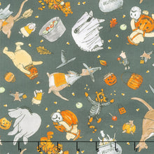 Haunted Acre Wood - Costumed Crew Charcoal Yardage
